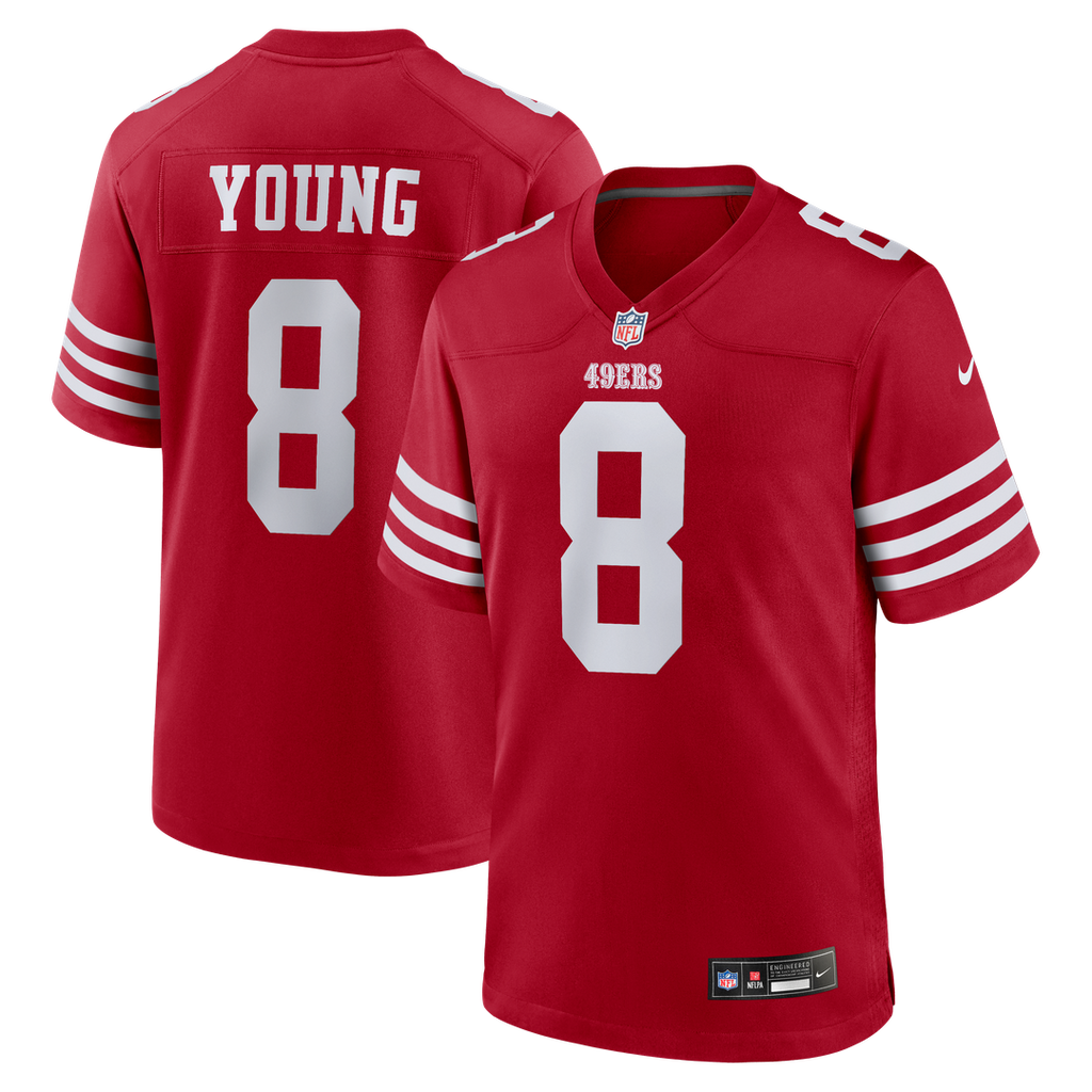 Men's Nike San Francisco 49ers Steve Young Scarlet Retired Player Game NFL Jersey