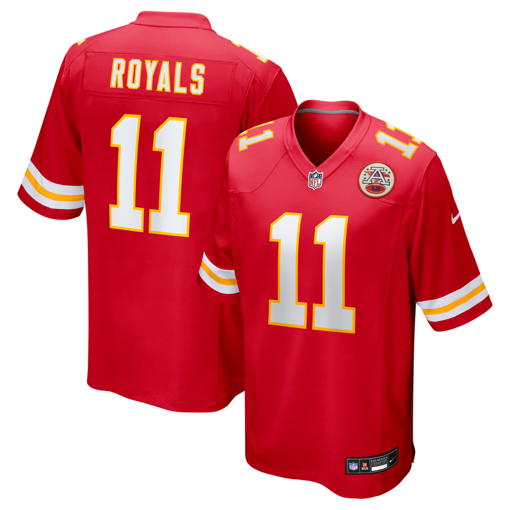 Men's Nike Kansas City Chiefs Jalen Royals Red Team Game NFL Jersey