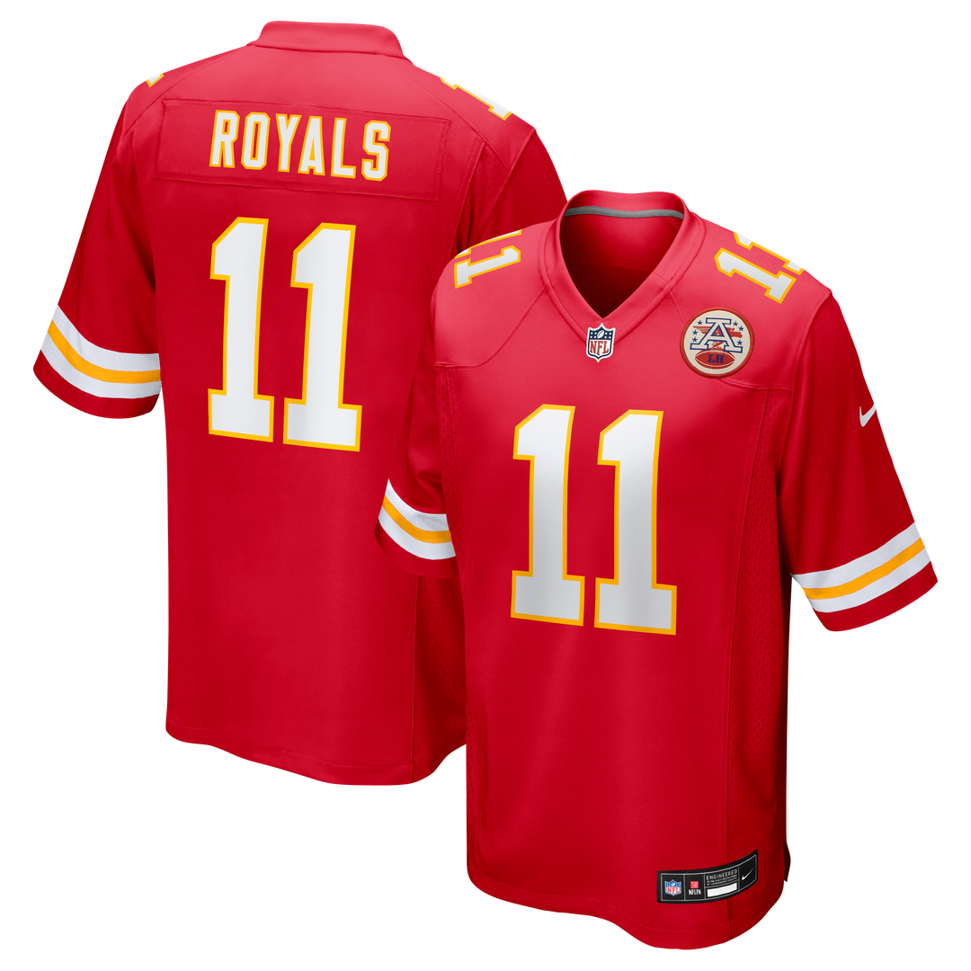 Men's Nike Kansas City Chiefs Jalen Royals Red Team Game NFL Jersey