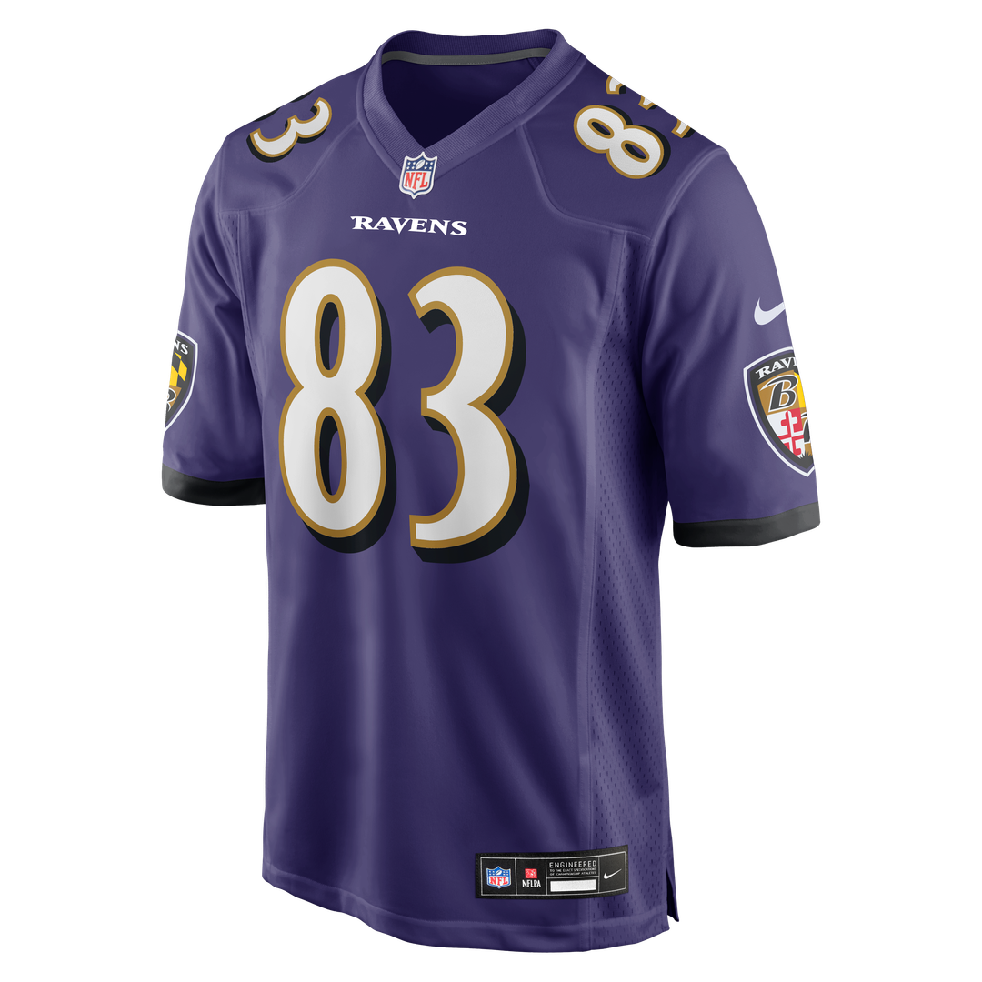 Men's Nike Baltimore Ravens LaJohntay Wester Purple Team Game NFL Jersey