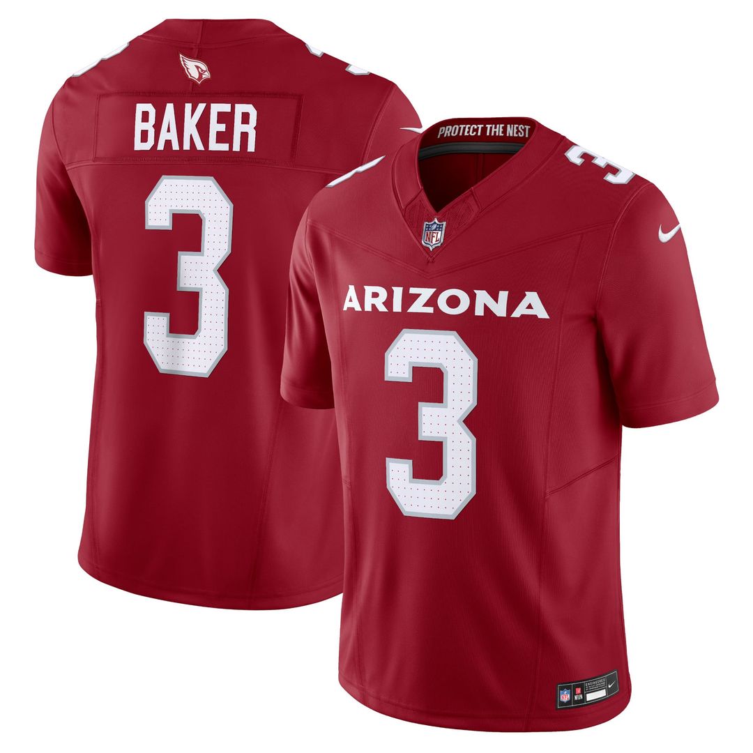 Men's Nike Arizona Cardinals Budda Baker Cardinal Vapor F.U.S.E. Limited NFL Jersey