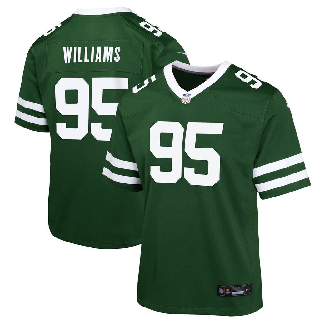 Youth Nike New York Jets Quinnen Williams Green Game NFL Jersey