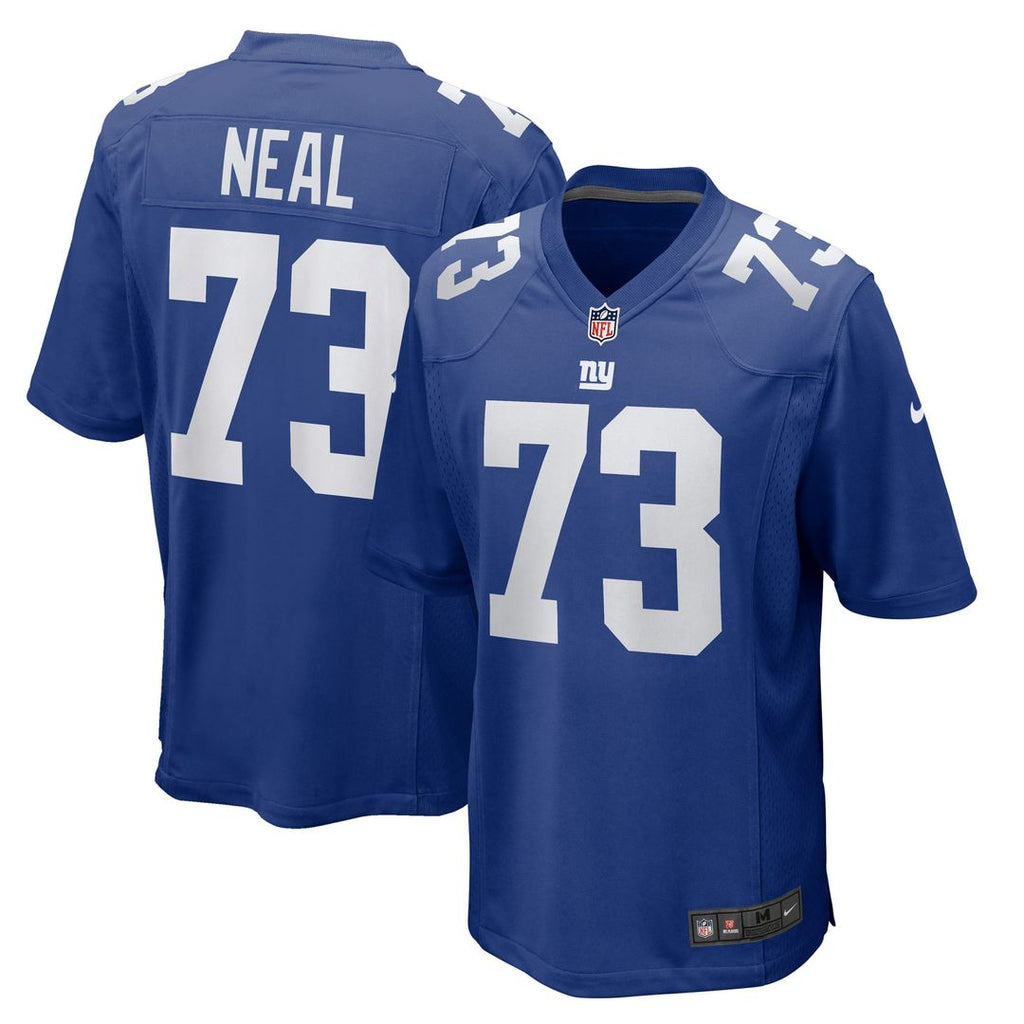 Men's Nike New York Giants Evan Neal Royal Player Game NFL Jersey