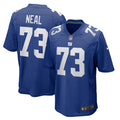 Men's Nike New York Giants Evan Neal Royal Player Game NFL Jersey
