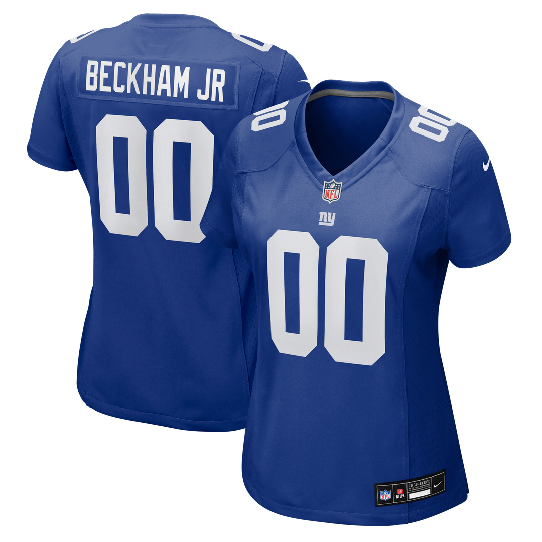 Women's Nike New York Giants Odell Beckham Jr. Royal Team Game NFL Jersey