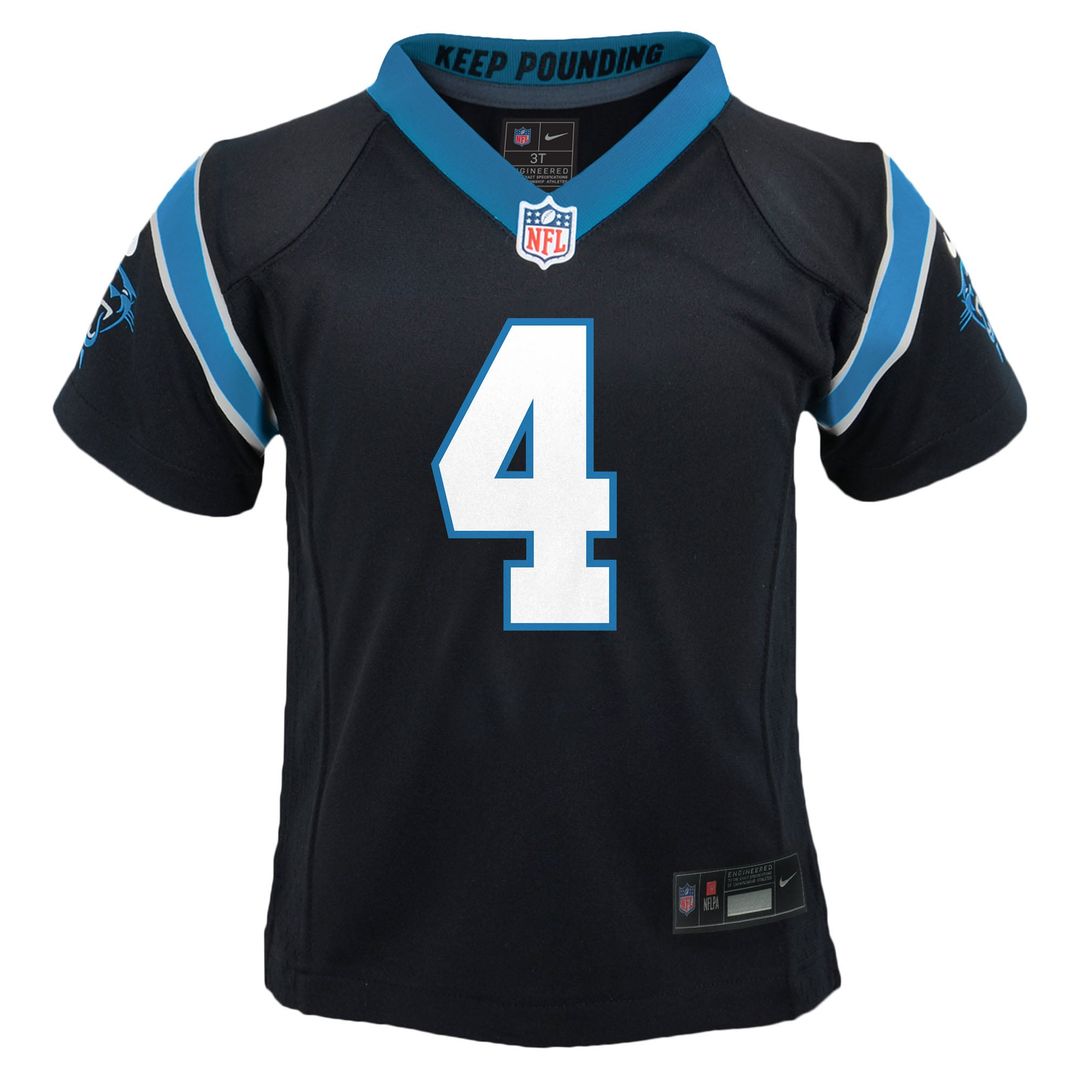 Toddler Nike Carolina Panthers Tetairoa McMillan Black Game NFL Jersey