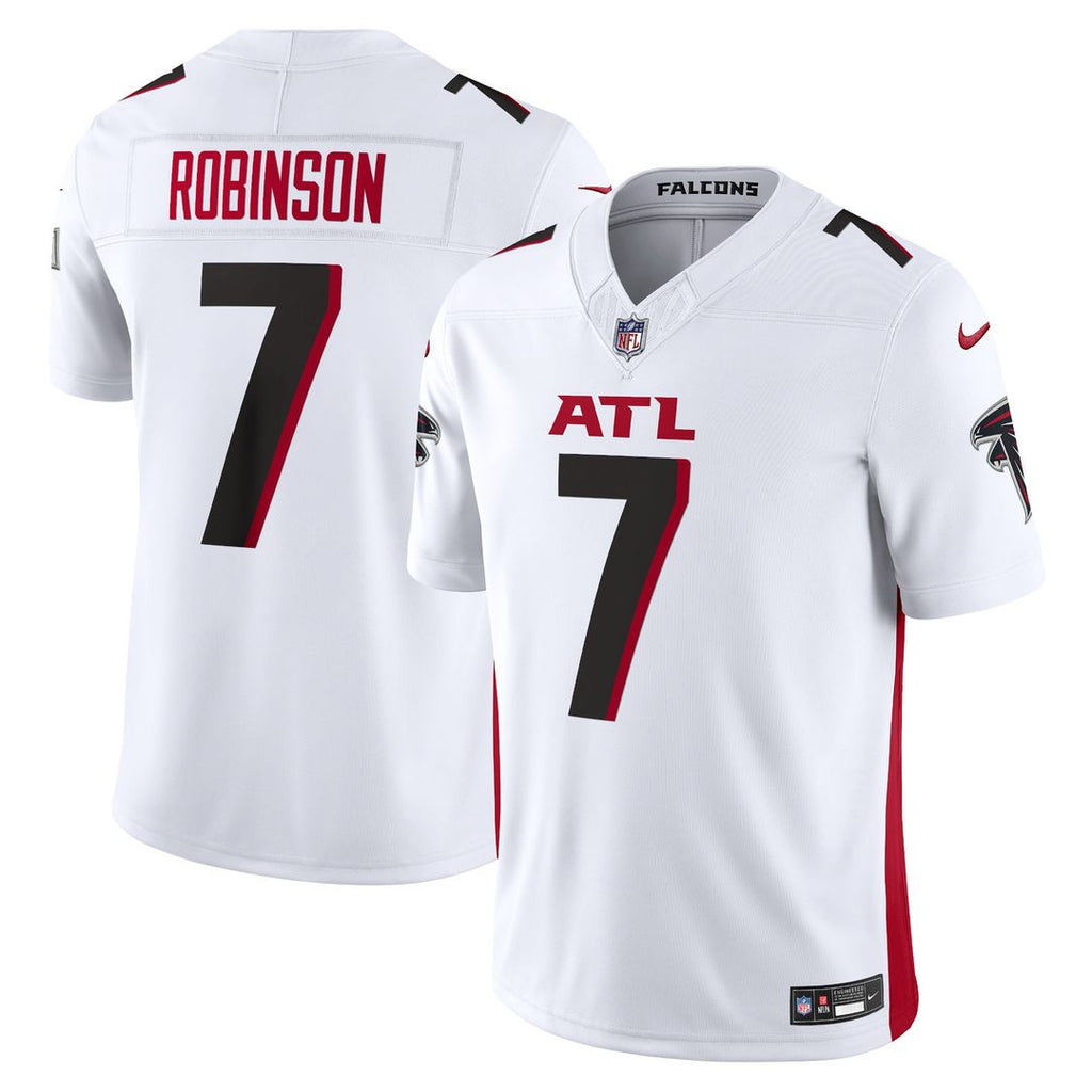 Men's Nike Atlanta Falcons Bijan Robinson White Vapor F.U.S.E. Limited NFL Jersey