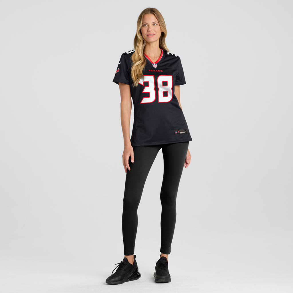 Women's Nike Houston Texans Kai Kroeger Navy Team Game NFL Jersey