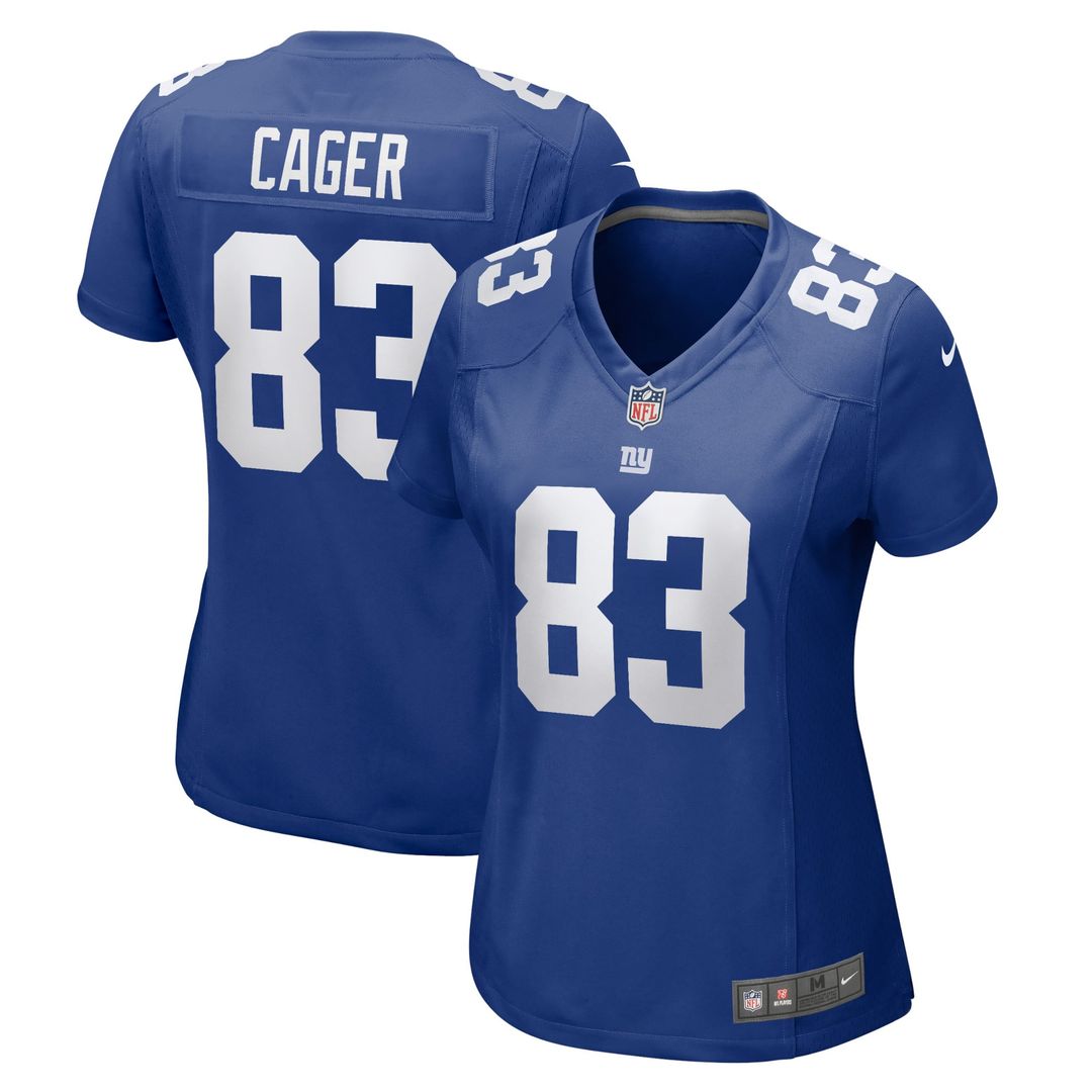 Women's Nike New York Giants Lawrence Cager Royal Home Game Player NFL Jersey