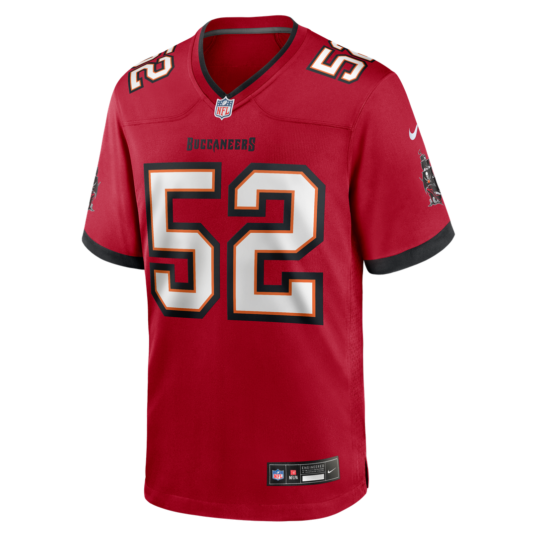 Men's Nike Tampa Bay Buccaneers Christian Rozeboom Red Team Game NFL Jersey