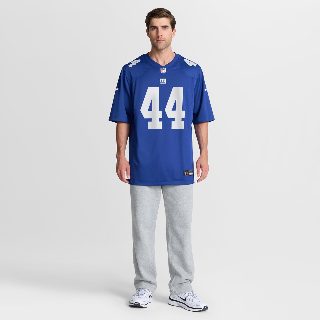 Men's Nike New York Giants Cam Skattebo White Game NFL Jersey