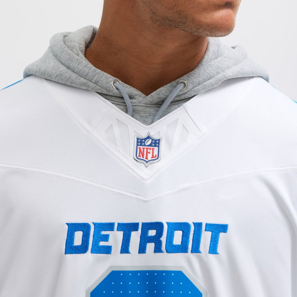 Men's Nike Detroit Lions Jahmyr Gibbs Blue Vapor F.U.S.E. Limited NFL Jersey