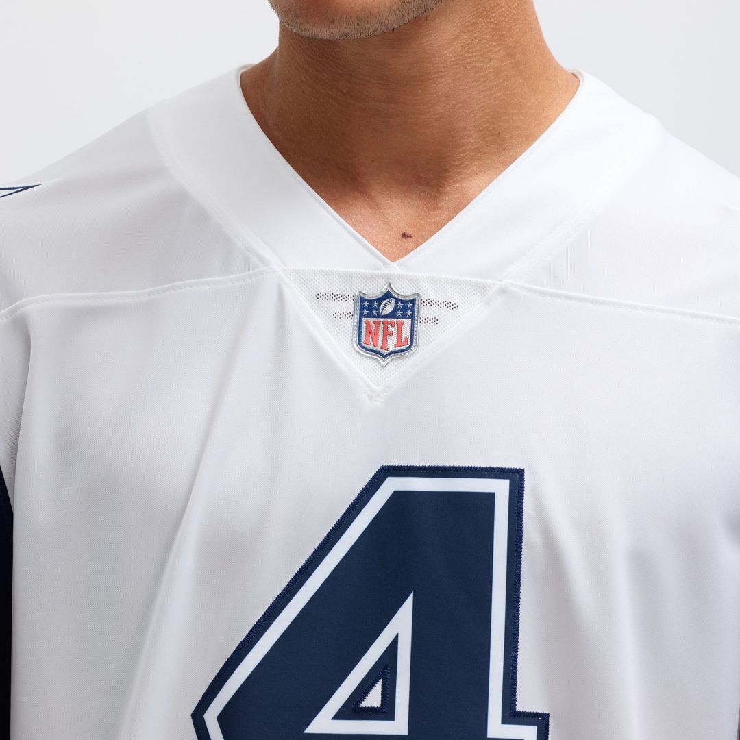 Men's Nike Dallas Cowboys Dak Prescott Navy Vapor Limited Player NFL Jersey