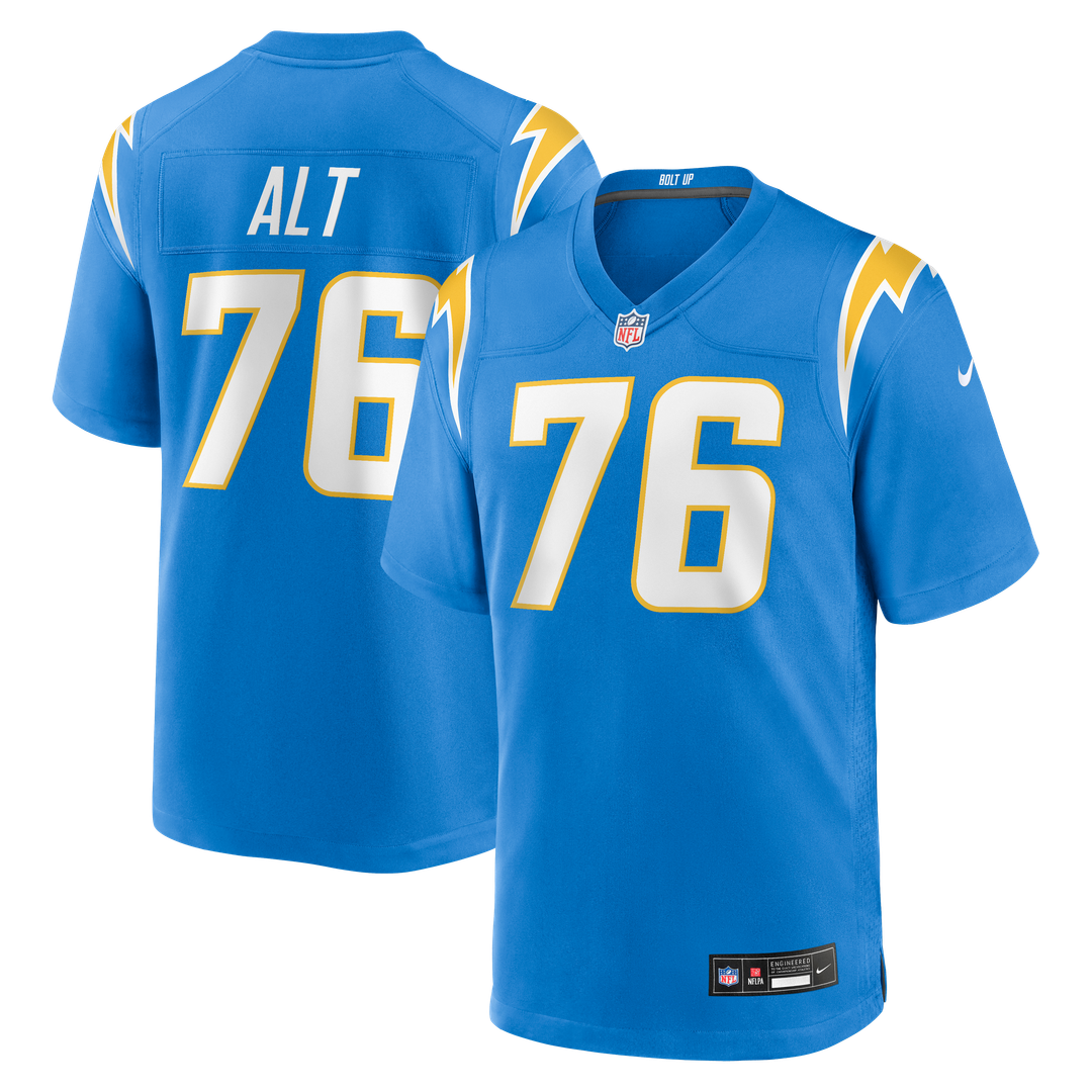 Men's Nike Los Angeles Chargers Joe Alt Powder Blue Player Game NFL Jersey