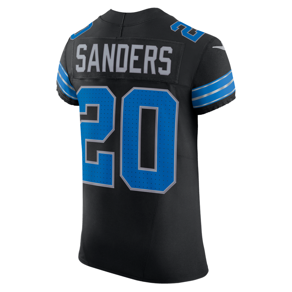 Men's Nike Detroit Lions Barry Sanders Black Alternate Vapor F.U.S.E. Elite NFL Jersey