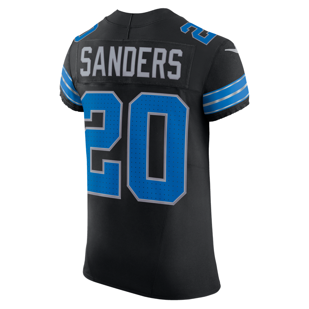 Men's Nike Detroit Lions Barry Sanders Black Alternate Vapor F.U.S.E. Elite NFL Jersey