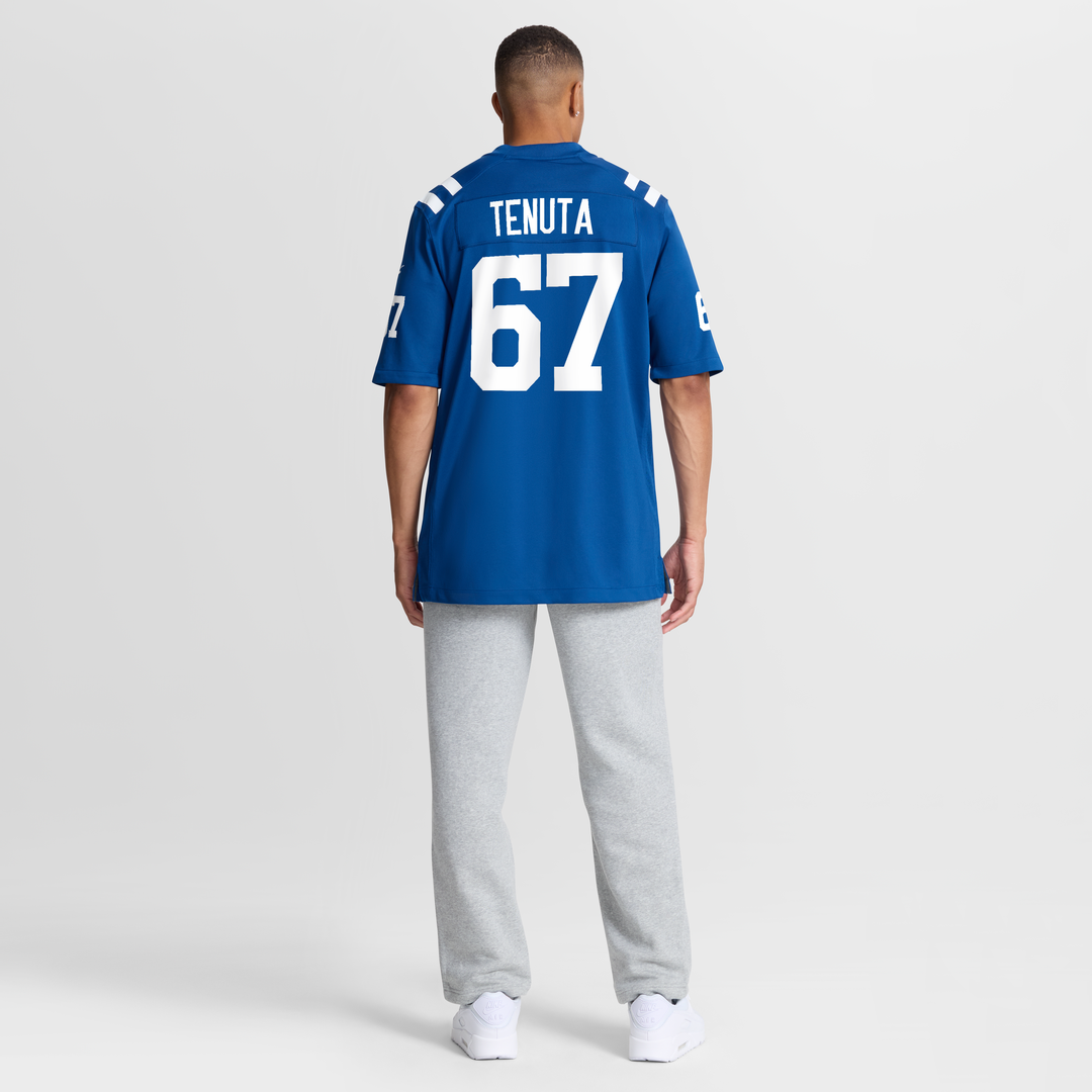 Men's Nike Indianapolis Colts Luke Tenuta Royal Team Game NFL Jersey