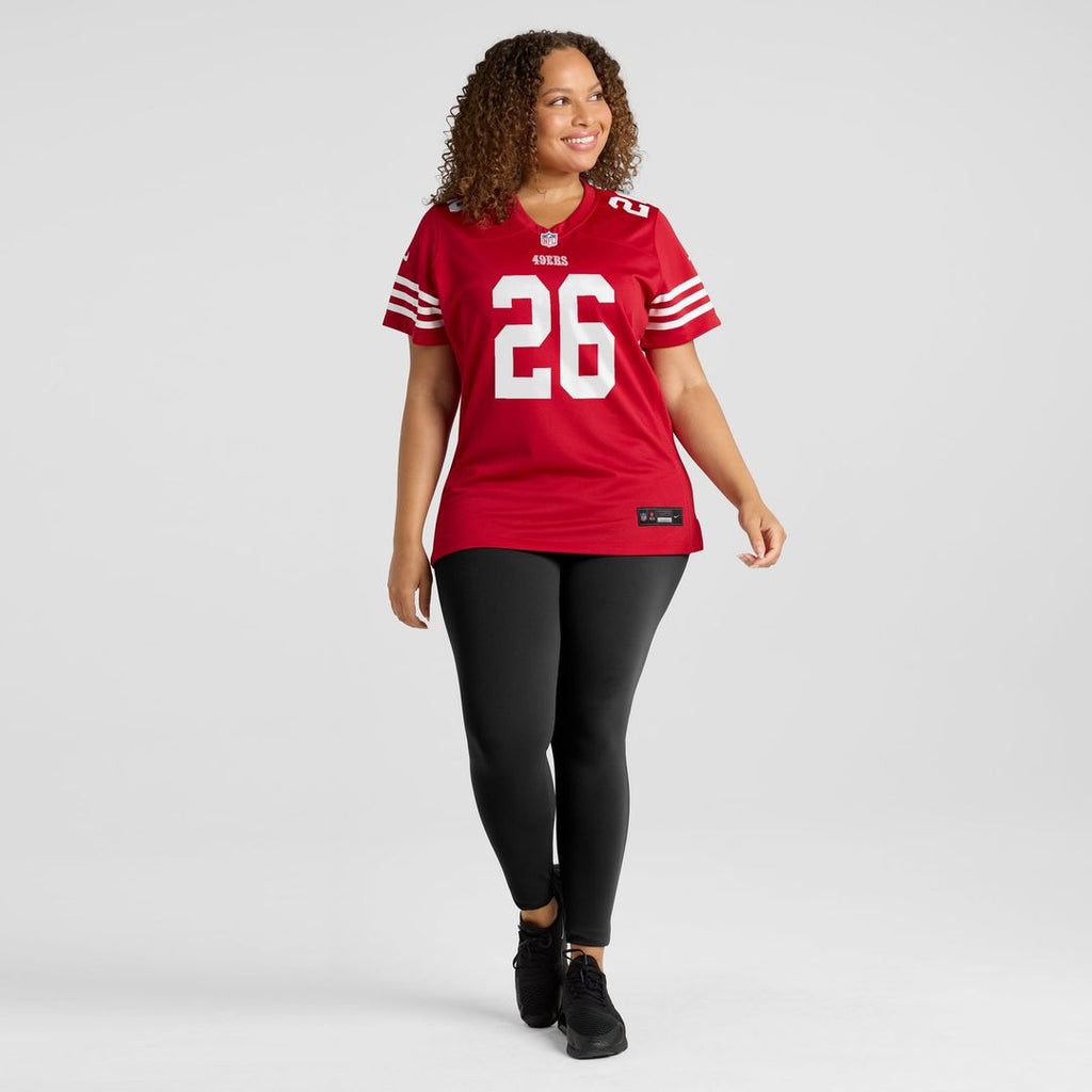 Women's Nike San Francisco 49ers Chase Lucas Scarlet Team Game NFL Jersey