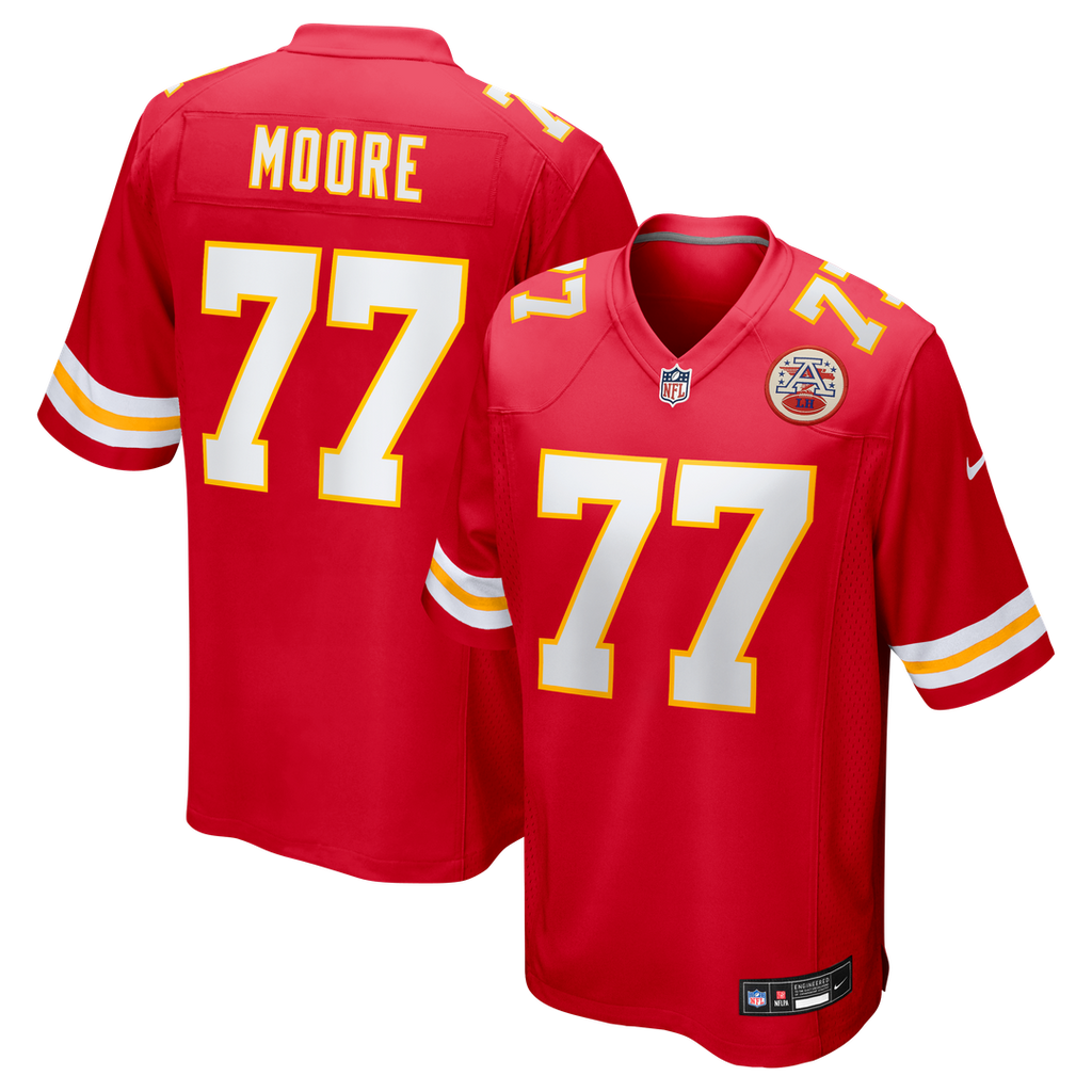 Men's Nike Kansas City Chiefs Jaylon Moore Red Team Game NFL Jersey