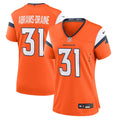 Women's Nike Denver Broncos Kris Abrams-Draine Orange Team Game NFL Jersey