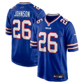 Men's Nike Buffalo Bills Ty Johnson Royal Team Game NFL Jersey