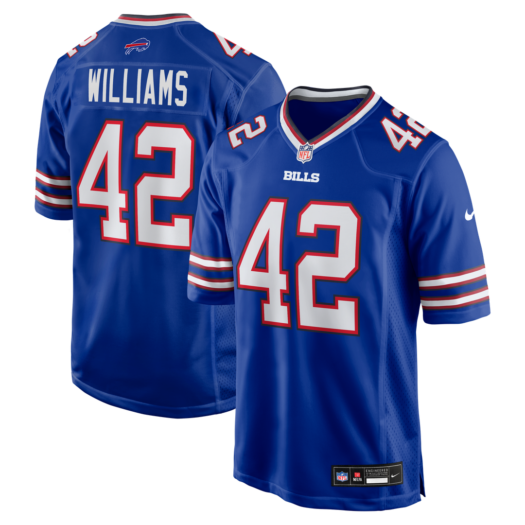 Men's Nike Buffalo Bills Dorian Williams Royal Home Game NFL Jersey