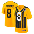 Men's Nike Pittsburgh Steelers Aaron Rodgers Gold Alternate 1933 Throwback Game NFL Jersey