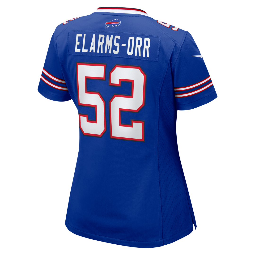 Women's Nike Buffalo Bills Kaleb Elarms-Orr Royal Team Game NFL Jersey