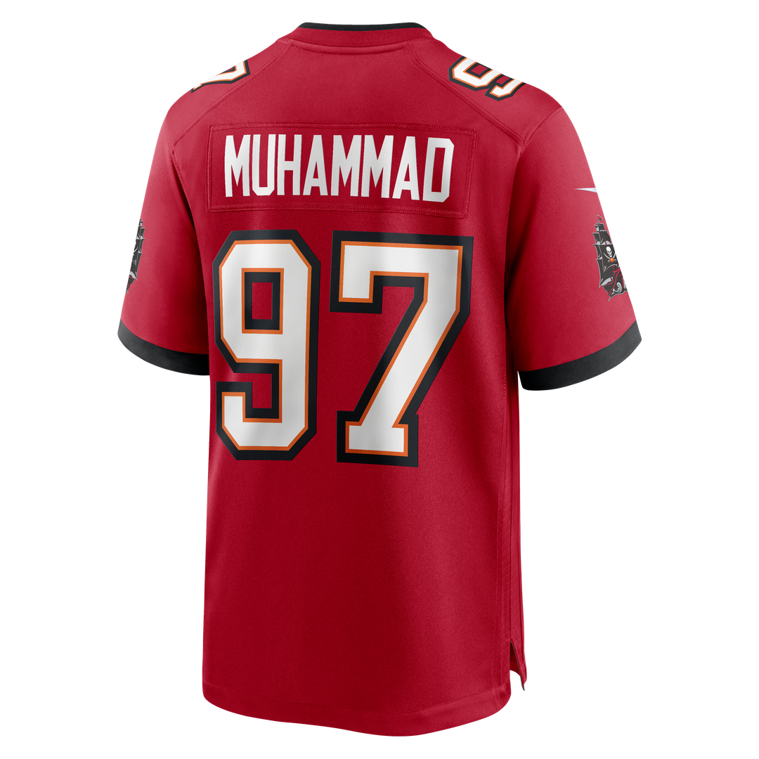 Men's Nike Tampa Bay Buccaneers Al-Quadin Muhammad Red Team Game NFL Jersey