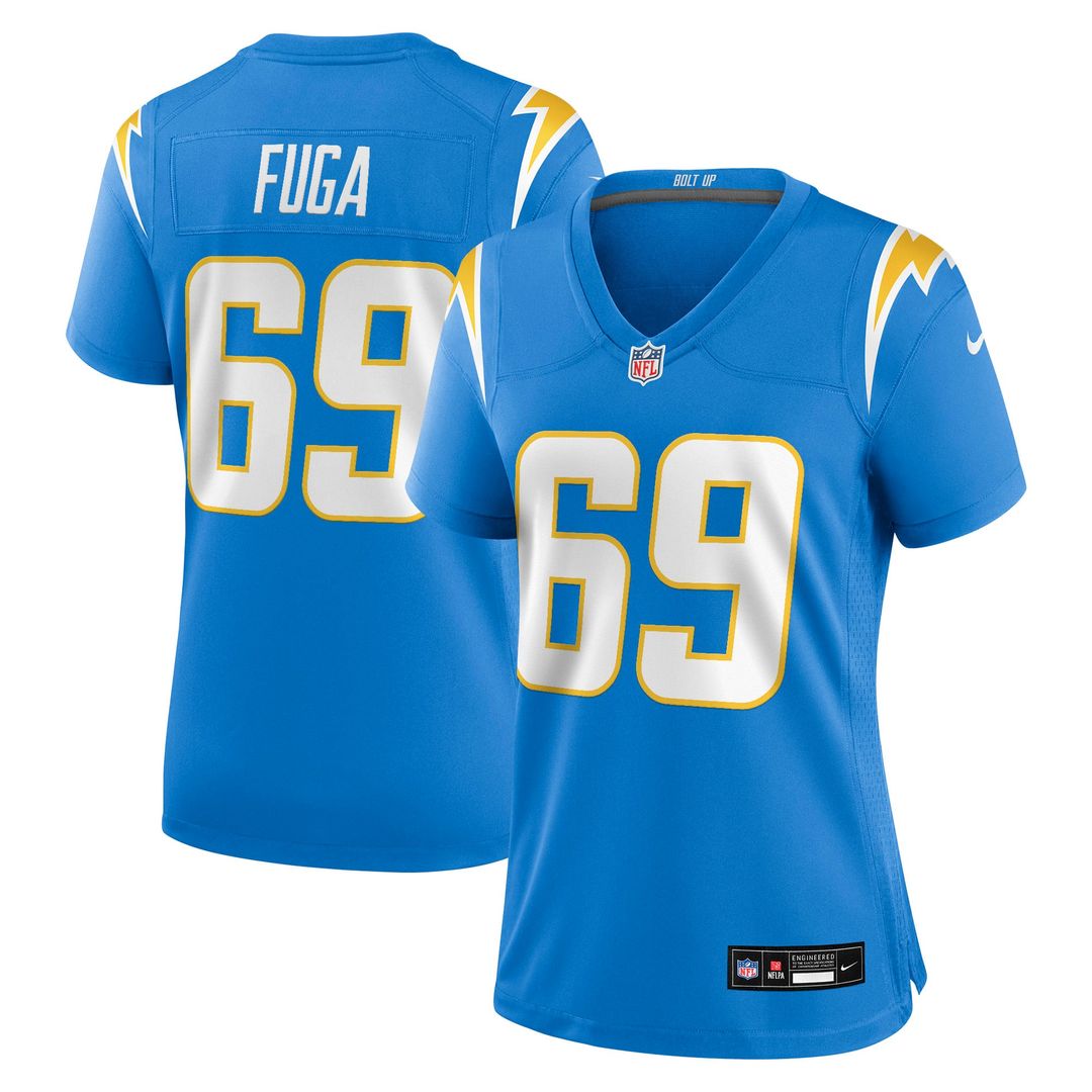Women's Nike Los Angeles Chargers Josh Fuga Powder Blue Team Game NFL Jersey