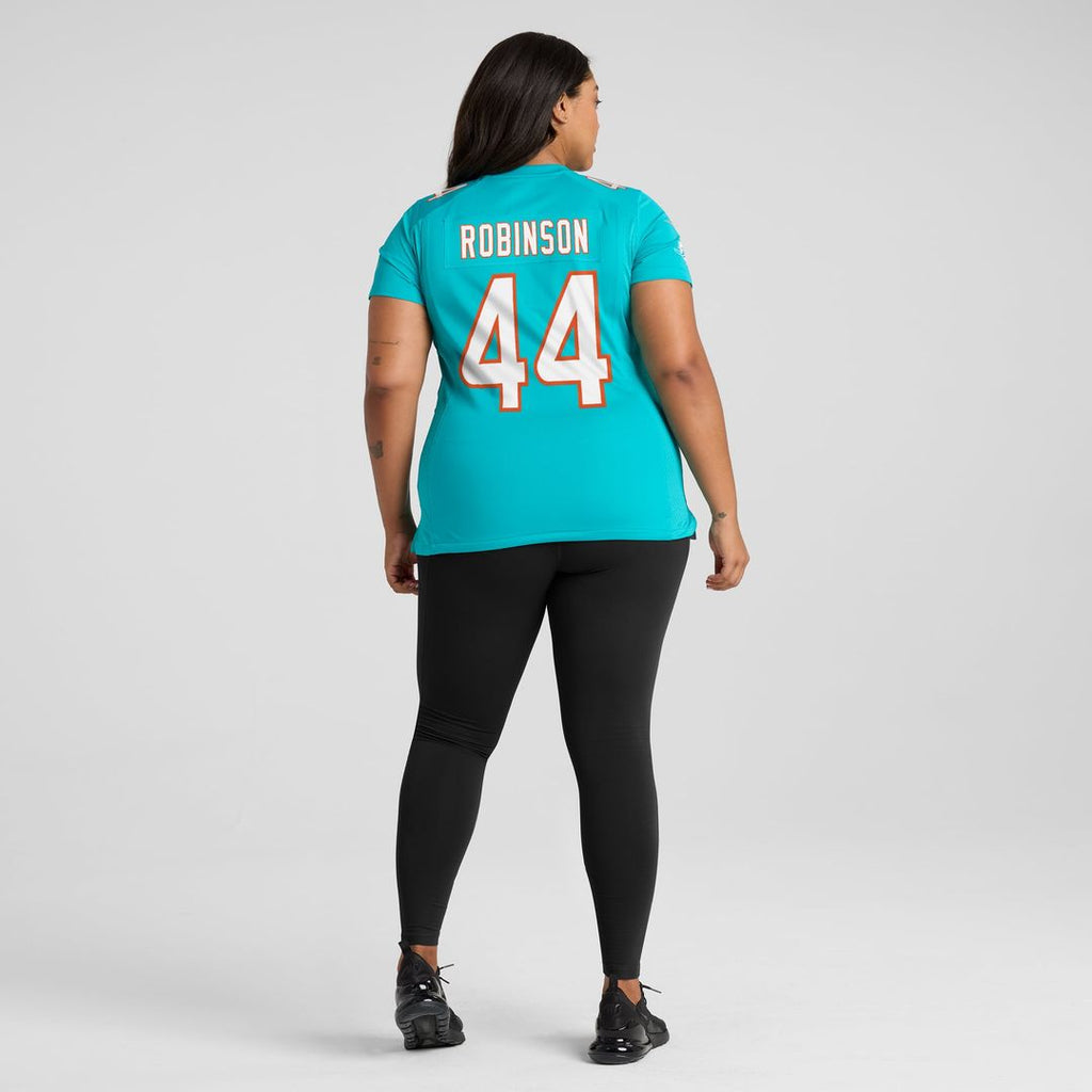 Women's Nike Miami Dolphins Chop Robinson Aqua Game NFL Jersey