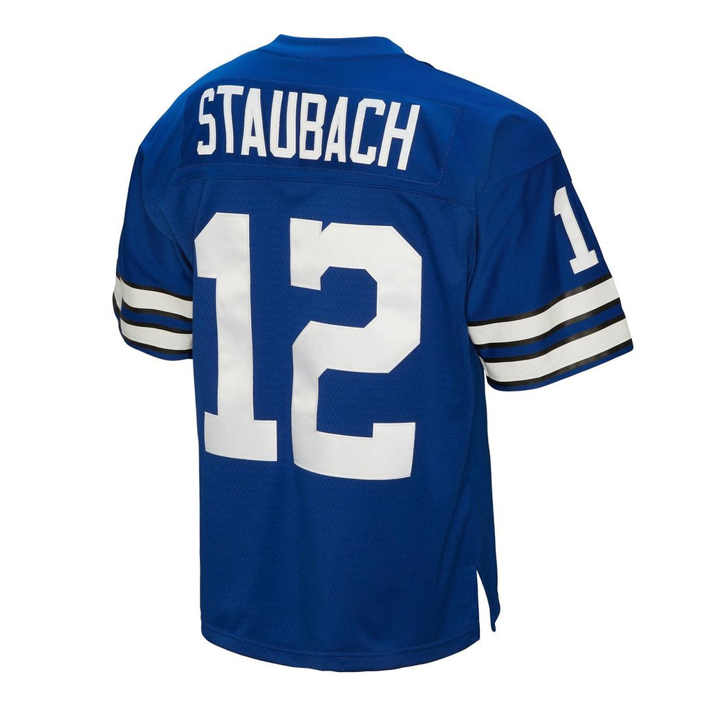 Men's Big & Tall Mitchell & Ness Dallas Cowboys Roger Staubach Navy 1971 Legacy Retired Player NFL Jersey
