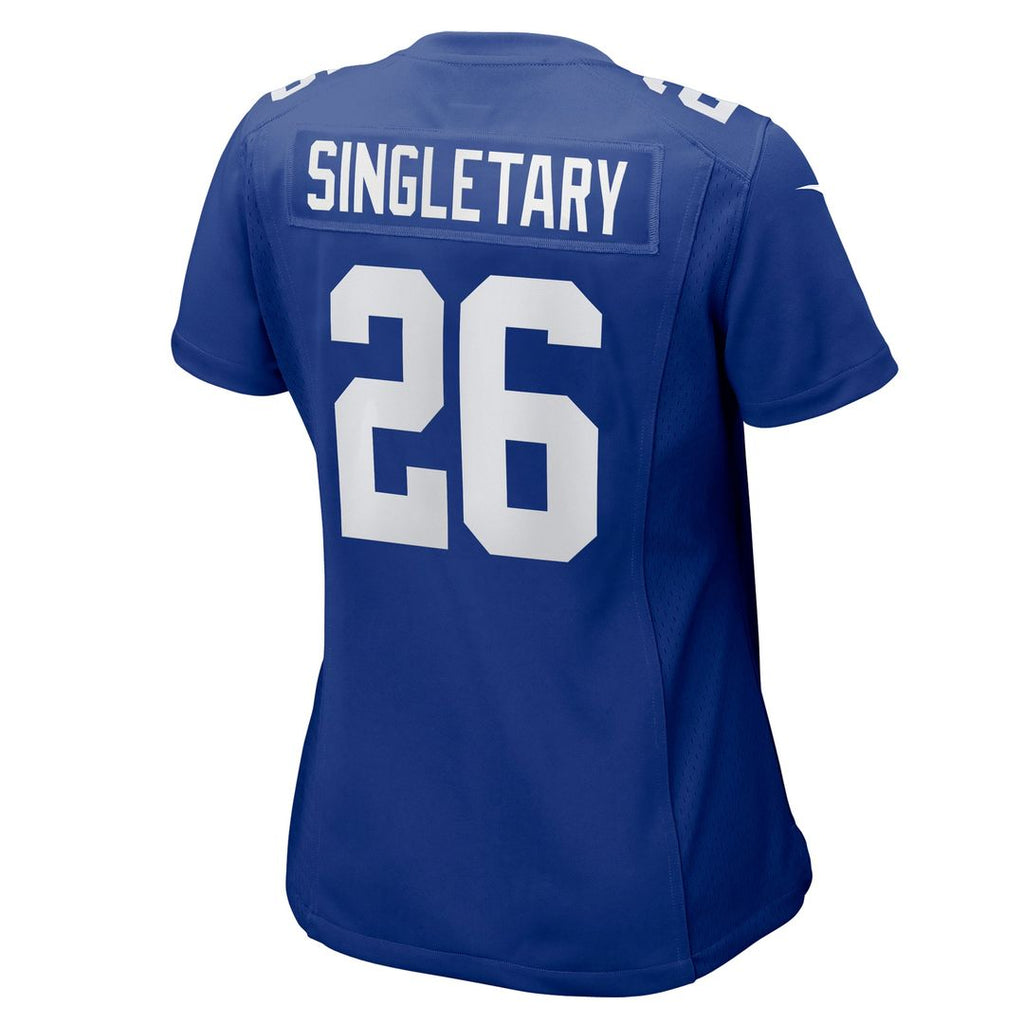 Women's Nike New York Giants Devin Singletary Royal Game NFL Jersey