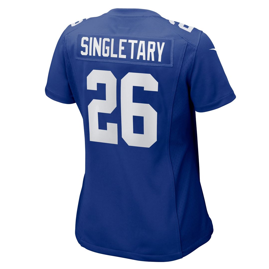 Women's Nike New York Giants Devin Singletary Royal Game NFL Jersey