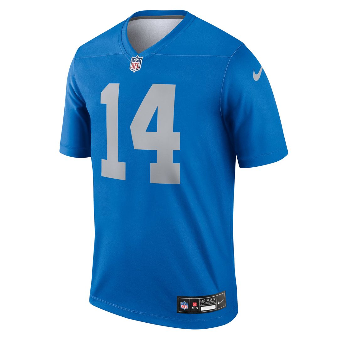 Men's Nike Detroit Lions Amon-Ra St. Brown Blue Legend Player NFL Performance Top