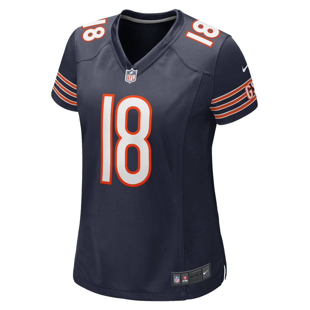 Women's Nike Chicago Bears Caleb Williams Orange Alternate Game NFL Jersey