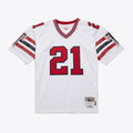 Men's Mitchell & Ness Atlanta Falcons Deion Sanders White 1989 Legacy Replica NFL Jersey