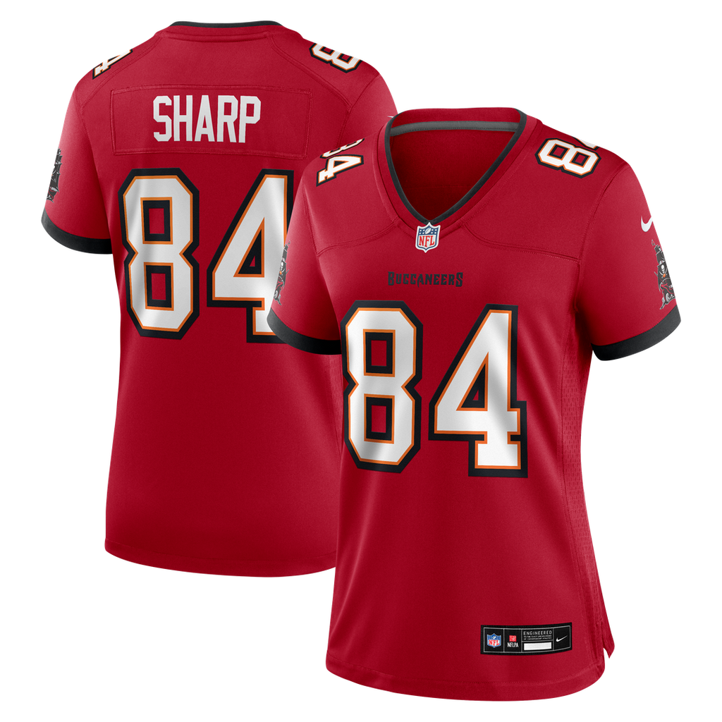 Women's Nike Tampa Bay Buccaneers Bauer Sharp Red Team Game NFL Jersey