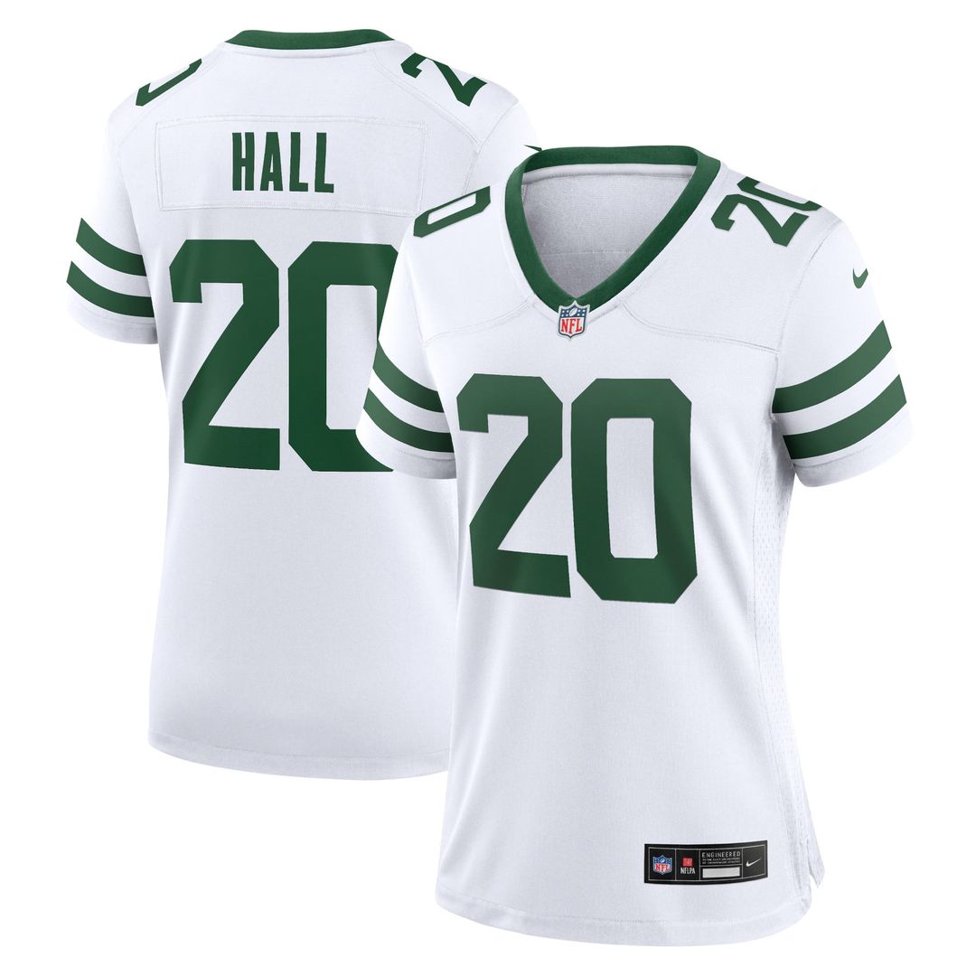 Women's Nike New York Jets Breece Hall Legacy White Game NFL Jersey