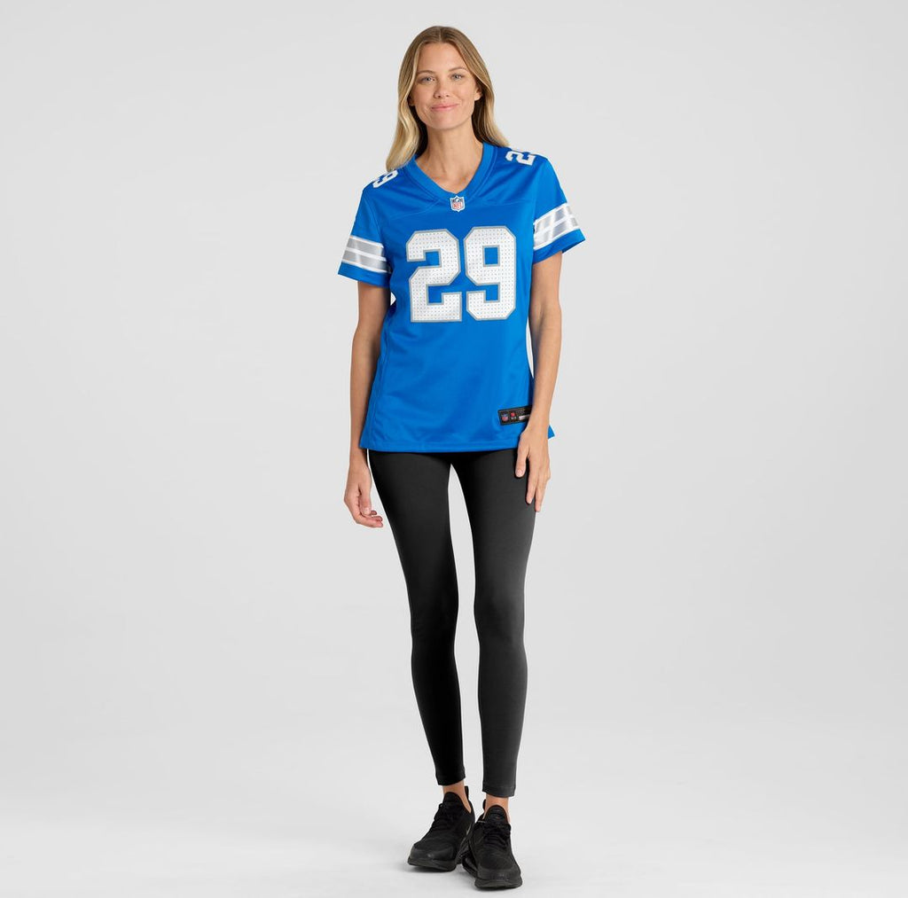 Women's Nike Detroit Lions Avonte Maddox Blue Team Game NFL Jersey