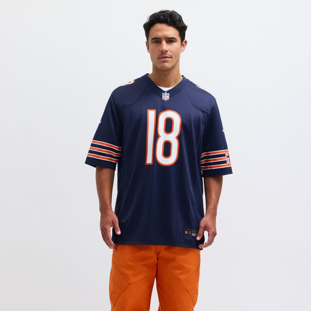 Men's Nike Chicago Bears Caleb Williams Orange Alternate Player Game NFL Jersey