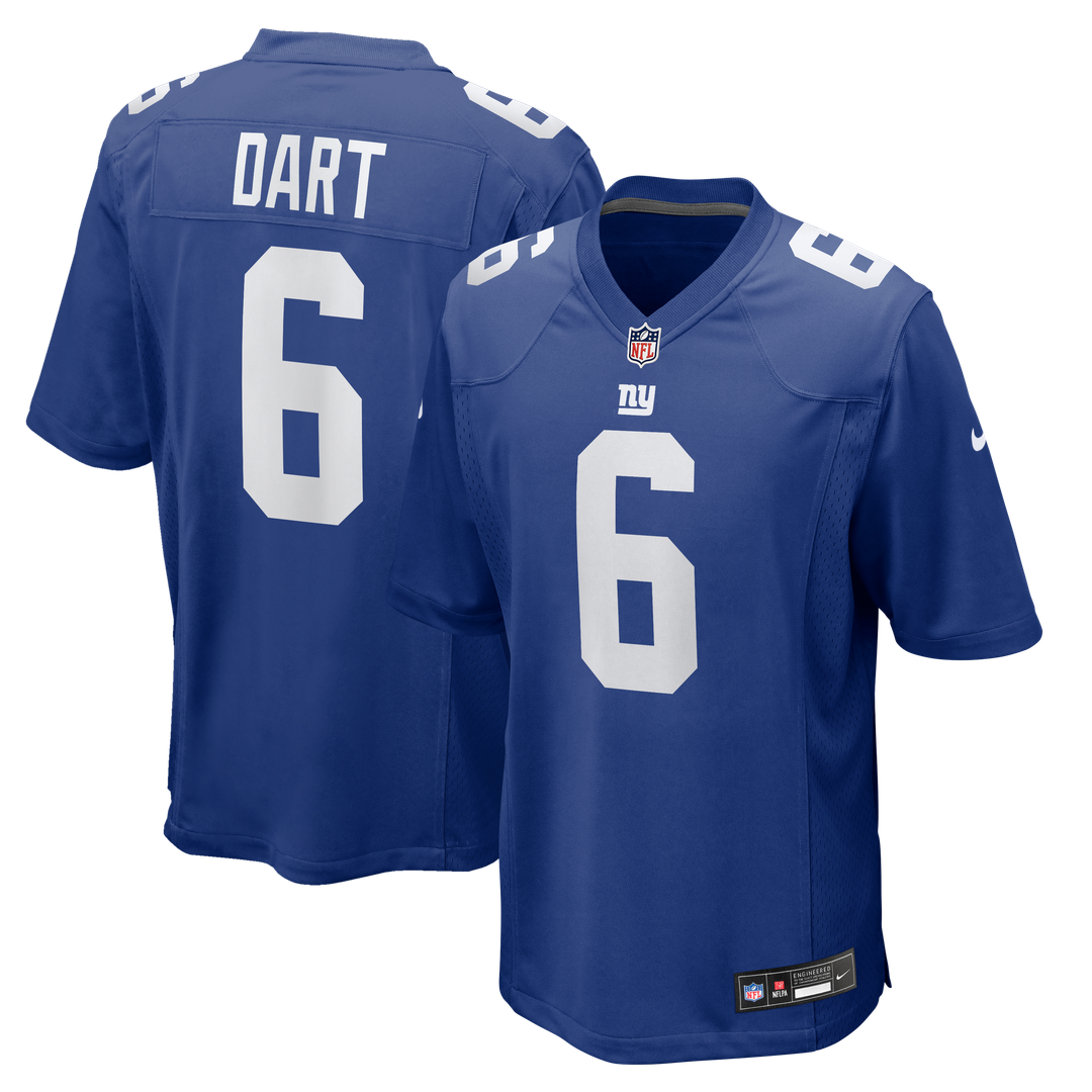 Men's Nike New York Giants Jaxson Dart Red Alternate Century Game NFL Jersey
