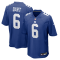 Men's Nike New York Giants Jaxson Dart Royal Team Game NFL Jersey