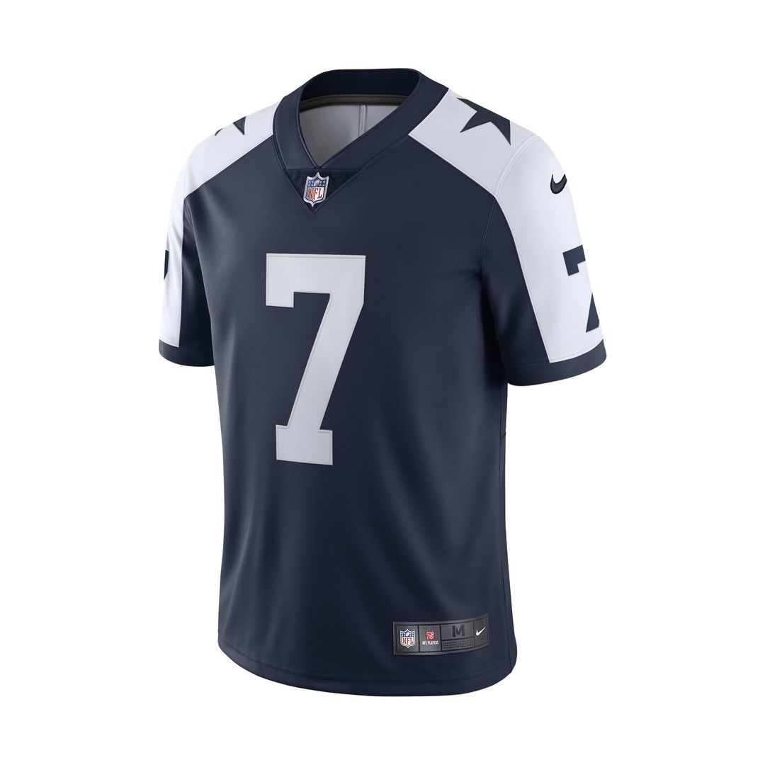 Men's Nike Dallas Cowboys Trevon Diggs Navy Alternate Vapor Limited NFL Jersey
