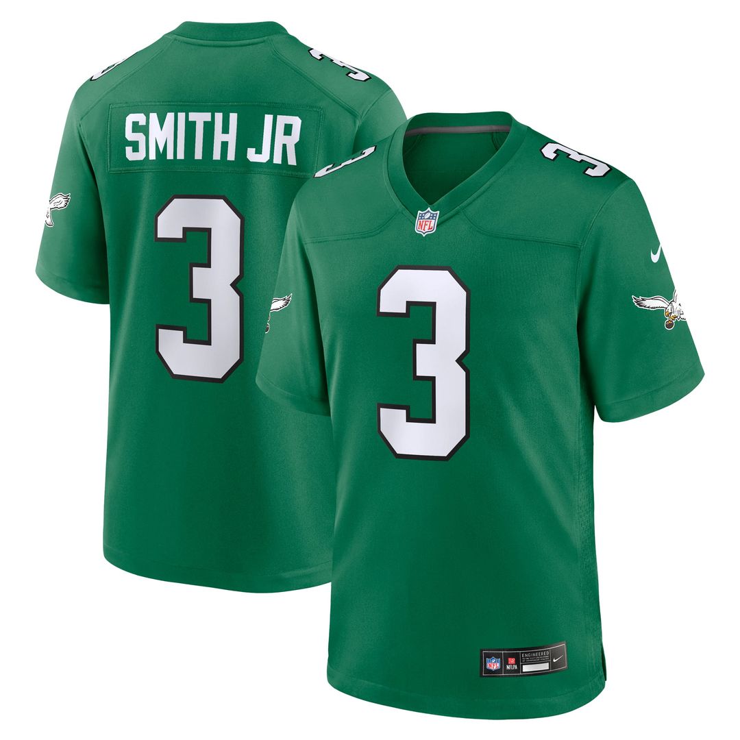 Men's Nike Philadelphia Eagles Nolan Smith Kelly Green Alternate Game NFL Jersey