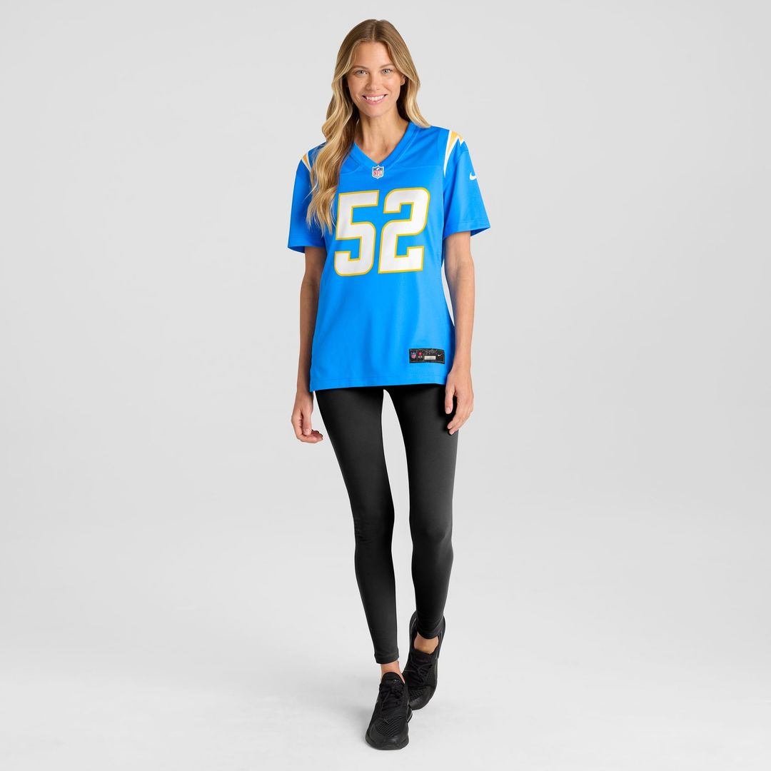 Women's Nike Los Angeles Chargers Khalil Mack Powder Blue Player NFL Jersey