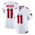 Men's Nike Atlanta Falcons Jalon Walker White Vapor F.U.S.E. Stitched Limited NFL Jersey