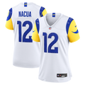 Women's Nike Los Angeles Rams Puka Nacua White Game NFL Jersey