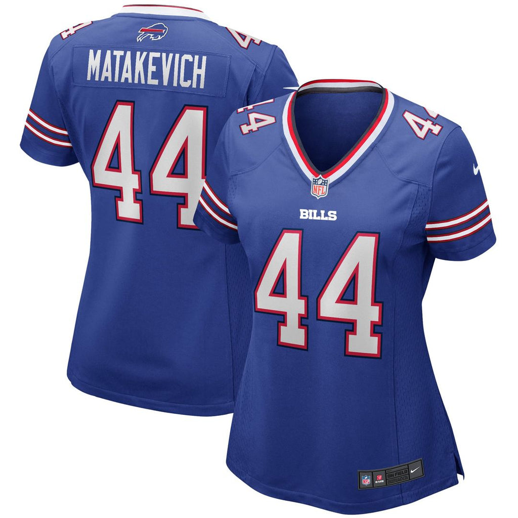 Women's Nike Buffalo Bills Tyler Matakevich Royal Player Game NFL Jersey