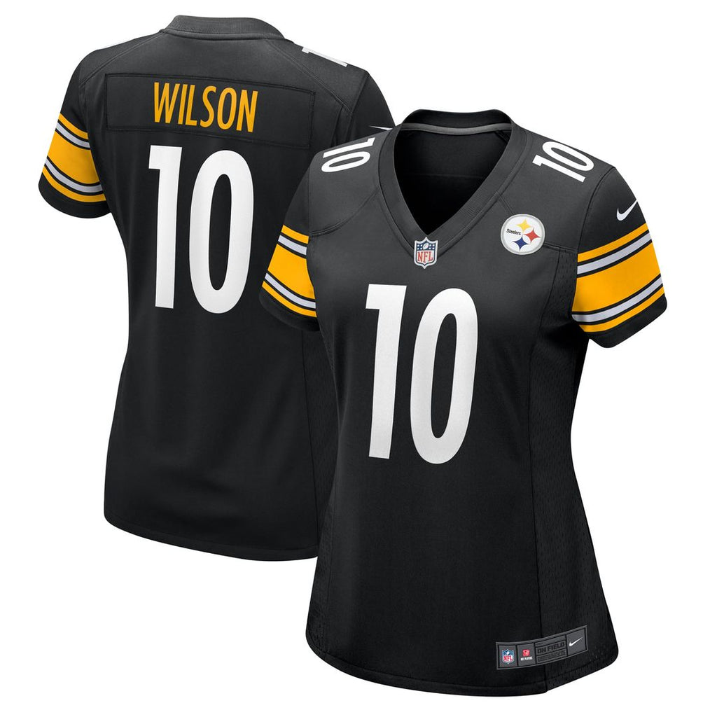 Women's Nike Pittsburgh Steelers Roman Wilson Black Team Game NFL Jersey
